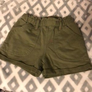 4 Olive green girls shorts
